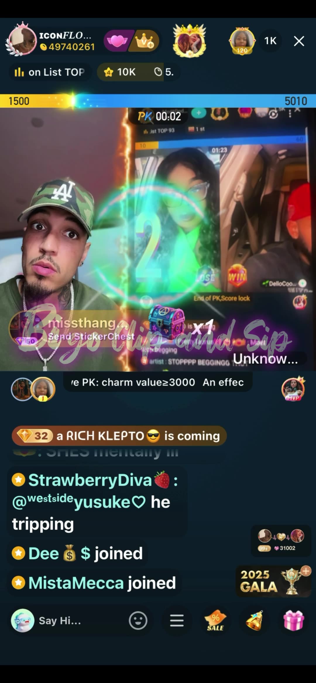 Flocko n Unknown talk about Moet after she cries 12/8/25 #bigoclipandsip