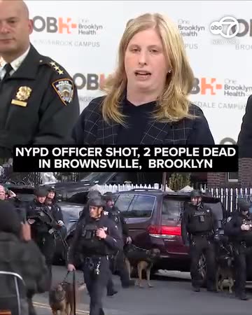 A suspect was killed and NYPD officer was shot in the face when suspect opened fire at police
