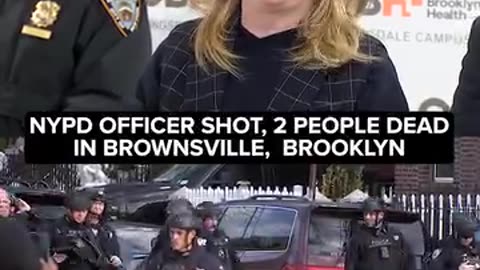 A suspect was killed and NYPD officer was shot in the face when suspect opened fire at police