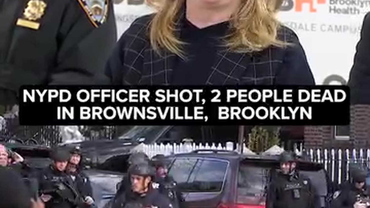 A suspect was killed and NYPD officer was shot in the face when suspect opened fire at police