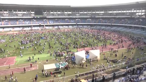 Lionel Messi's India tour kicks off with chaotic scenes