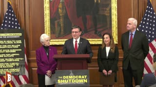 LIVE: Speaker Mike Johnson Holds News Conference on Day 14 of Gov't Shutdown...