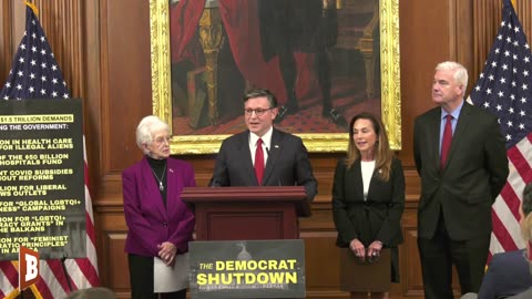 LIVE: Speaker Mike Johnson Holds News Conference on Day 14 of Gov't Shutdown...