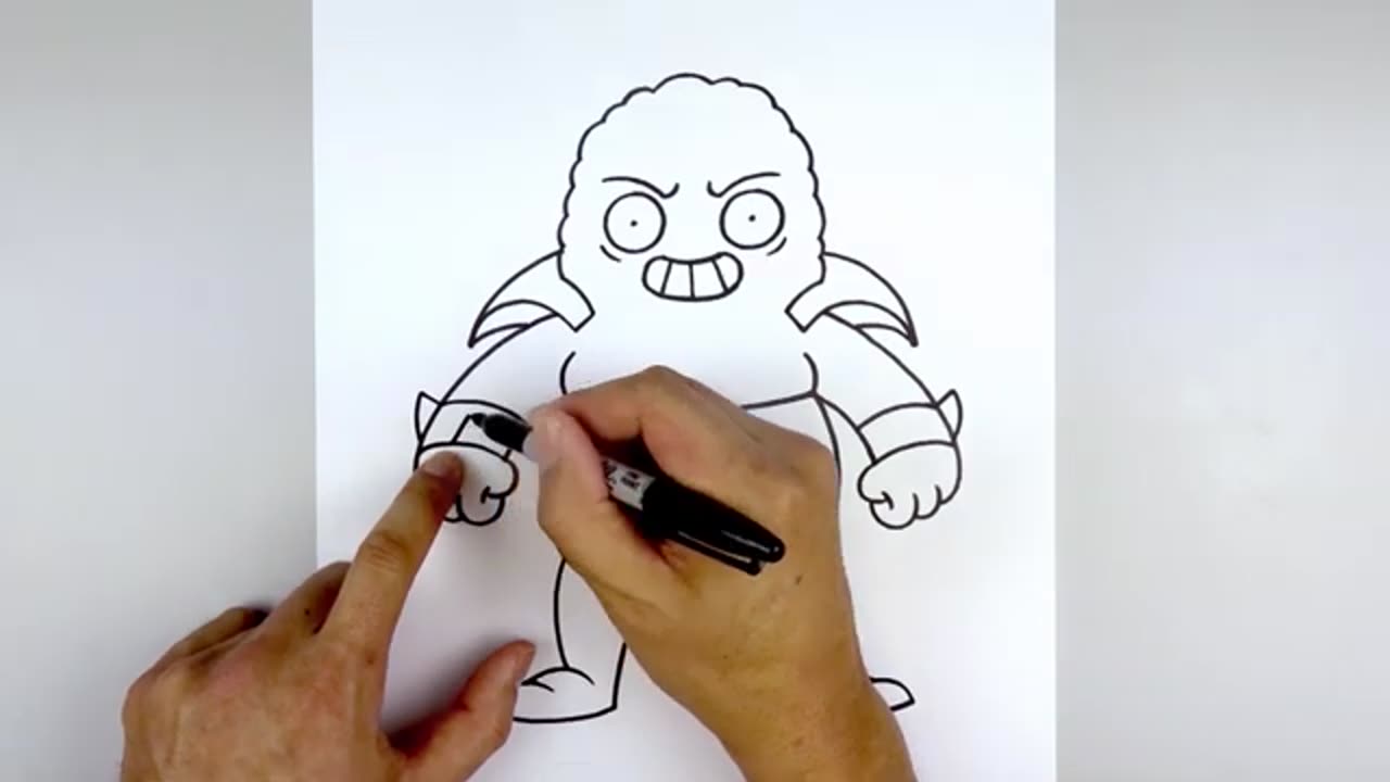 How To Draw Super Chicken Nugget Boy