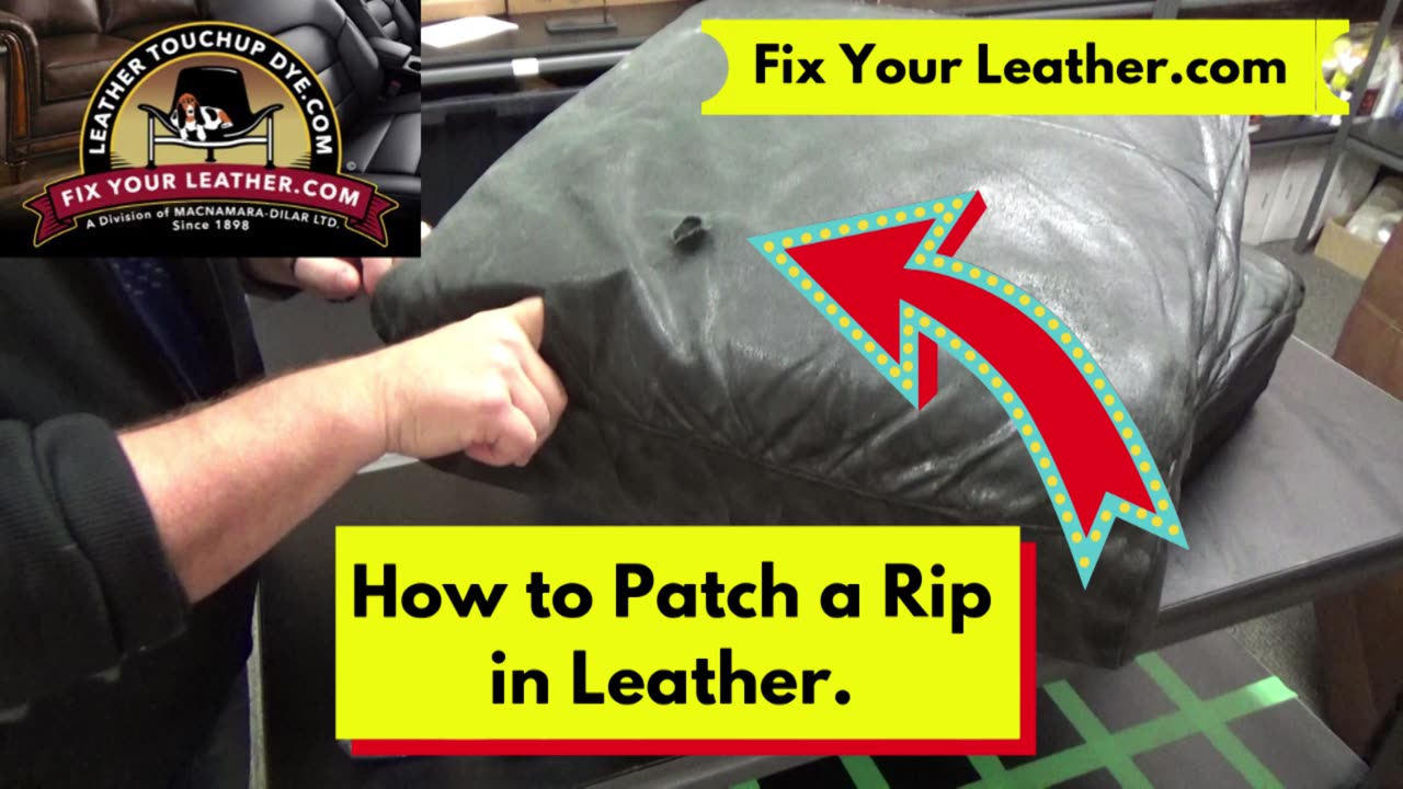 How to Patch a Rip in Leather