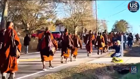 The Monks Walk For Peace Giving Hope To The World