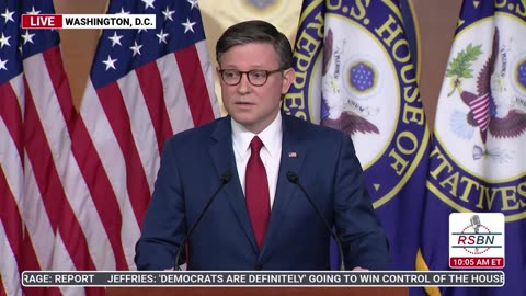 WATCH: Speaker Mike Johnson announces next steps after the Schumer shutdown has finally ended