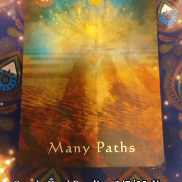 Oracle Card Reading 3/7/25