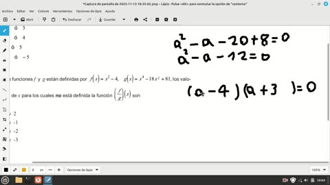 preguntas de matemáticas examen de admisión