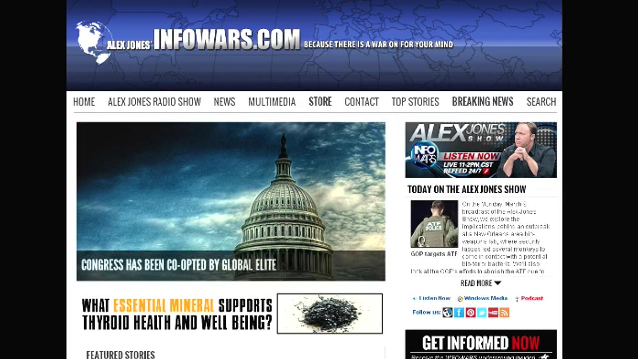 The Alex Jones Show March 9th, 2015