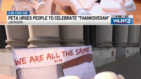 PETA urges people to celebrate "ThanksVegan"