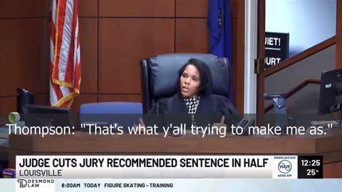 Judge Tracy Davis cuts in half a 65 year recommended prison sentence