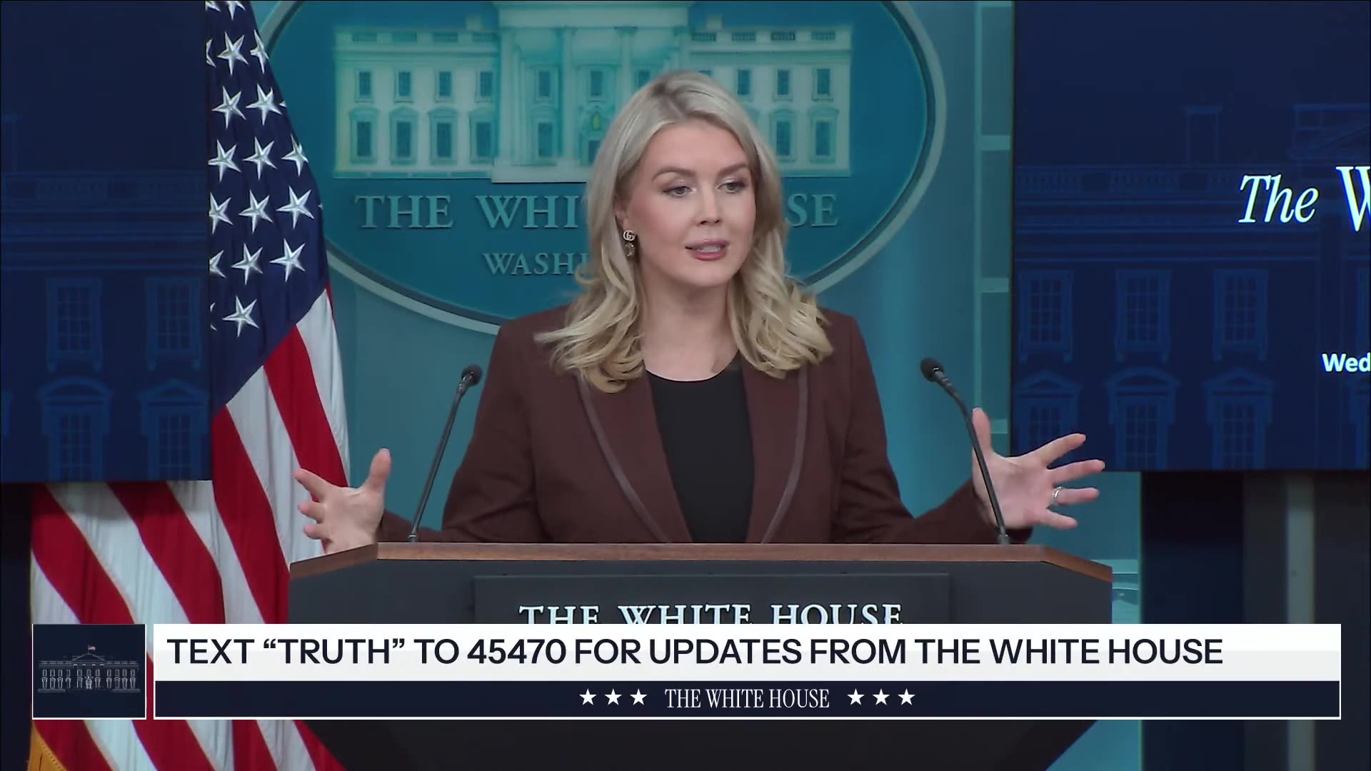Press Secretary Karoline Leavitt Briefs Members of the Media, Nov. 12, 2025