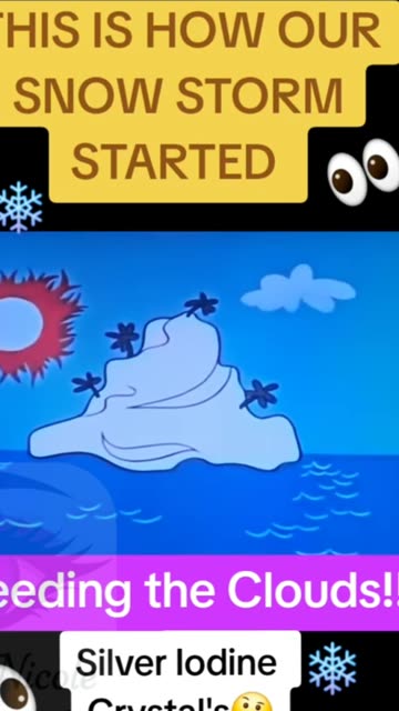 SEEDING THE CLOUDS - SILVER IODINE CRYSTAL'S 😱🤯⚡️😳