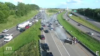 Fatal Minnesota Crash - Bad Driver Loses Control, Crashes & Flips