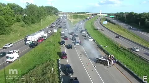 Fatal Minnesota Crash - Bad Driver Loses Control, Crashes & Flips