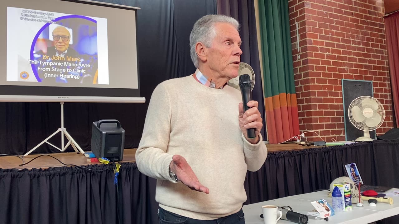 Ian's introduction to Dr John Marx