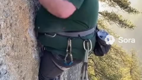 Extreme Rock Climbing… With Snacks! 🧗‍♂️🍔