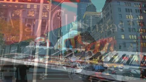 NYC Christmas 6th Avenue, Rockefeller Center Bloomingdales Holiday Windows (720p60fps)