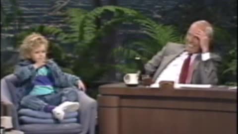 Johnny Carson Tonight Show -- CUTE! Zachary La Voy (Parenthood), three years old