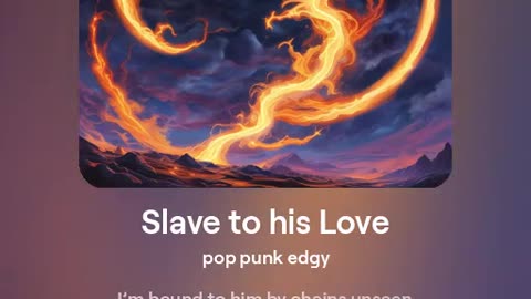 Slave to his love ai song