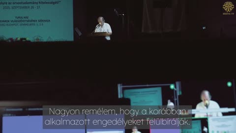 BUDAPEST - hatodik nemzetközi covid konferencia (2025.09.26)