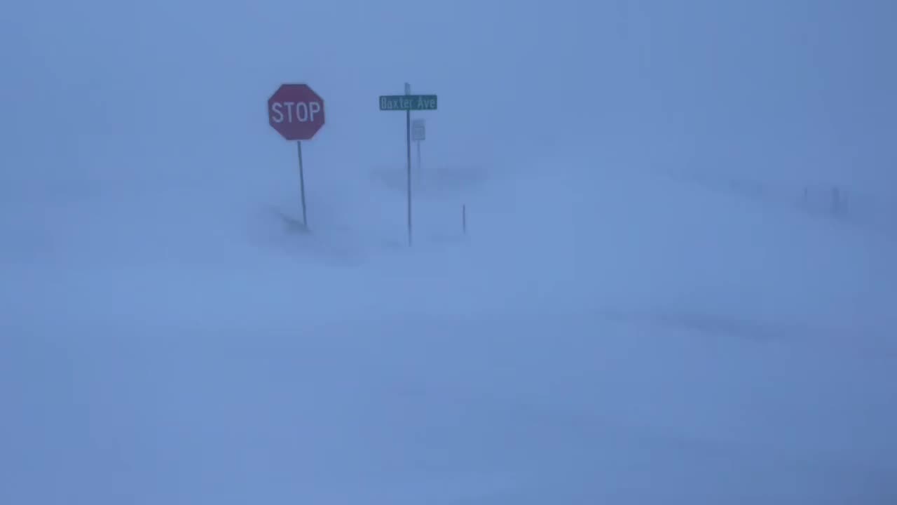 🚨Iowa This is what it looks like on US 20 in the Webster/Calhoun County area.
