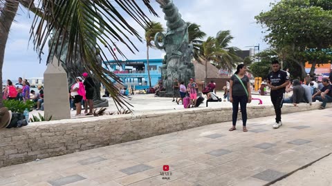 5th Avenue - Playa del Carmen - Quintana Roo - 4K - Walking Tour - Part 1