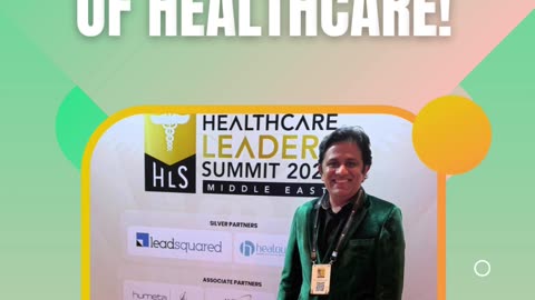 Dr. Prashanth Gowda Honored at Healthcare Leader Summit 2025 | Leading the Future of Healthcare 🏆💙