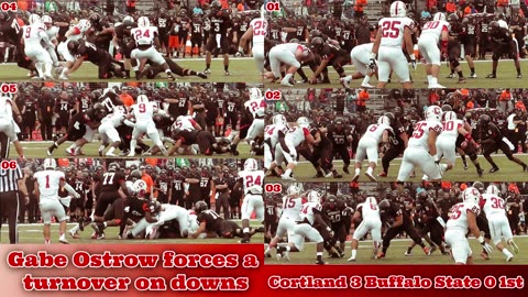 Prototype 382: Cortland forces a Buffalo State turnover on downs