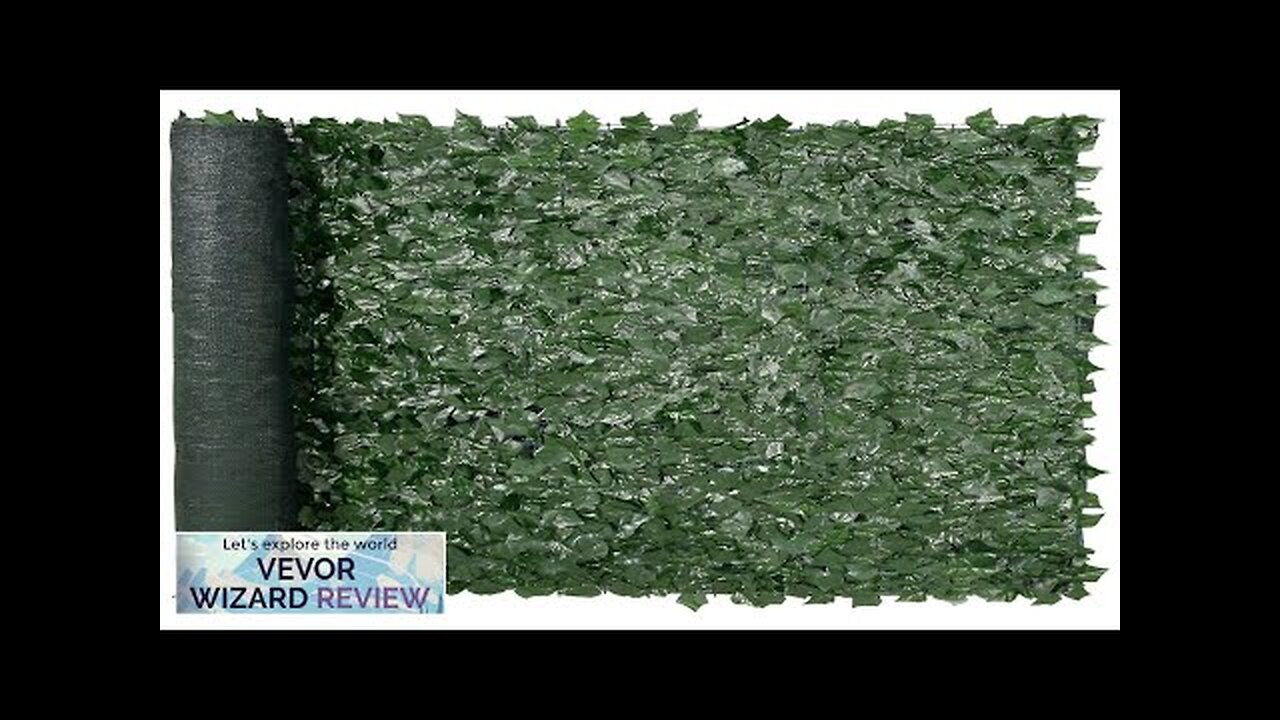 VEVOR Ivy Privacy Fence 59 x 98 in Artificial Green Wall Screen Review