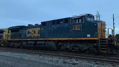 Nice Combo 3 CSX Train engines YN2 427 and 7421
