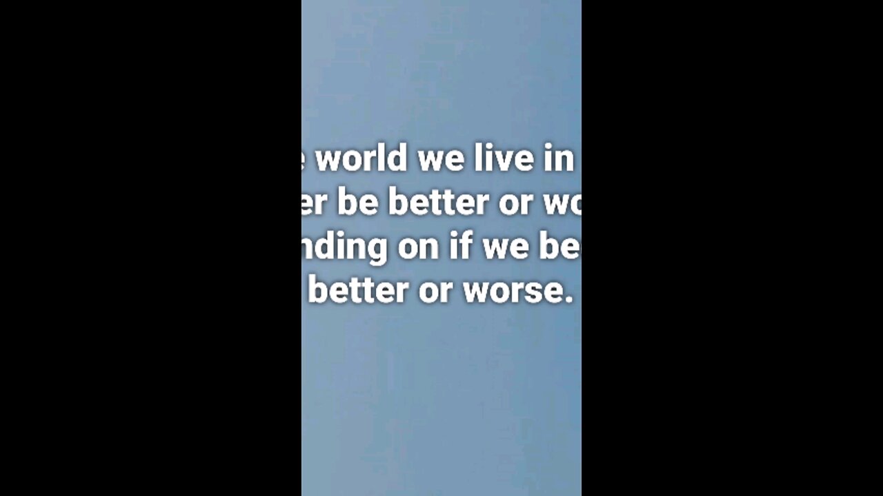 be kind and help others.