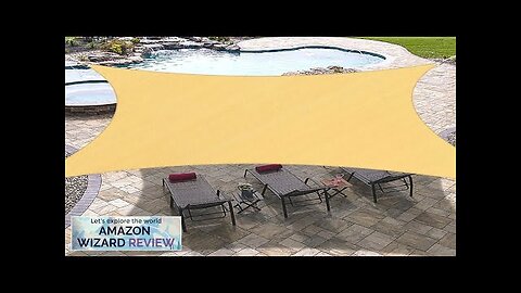 OutdoorLines Rectangle Sun Shade Sails for Patios 10 x 13 ft Sun Review