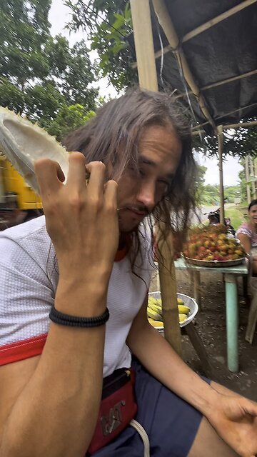 Buying Durian From Tita, Then Picking Her Coconut Tree No One Can Climb #Philippines