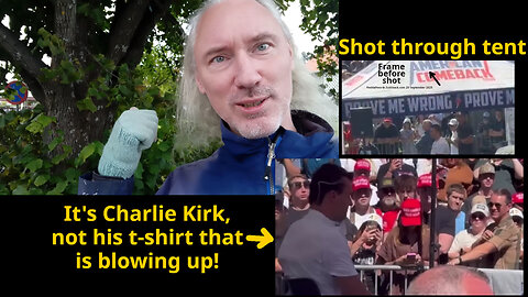 CHARLIE KIRK SHOT THROUGH THE TENT ROOF! Drone expert Brian Harper handled security, Shaffer didn't