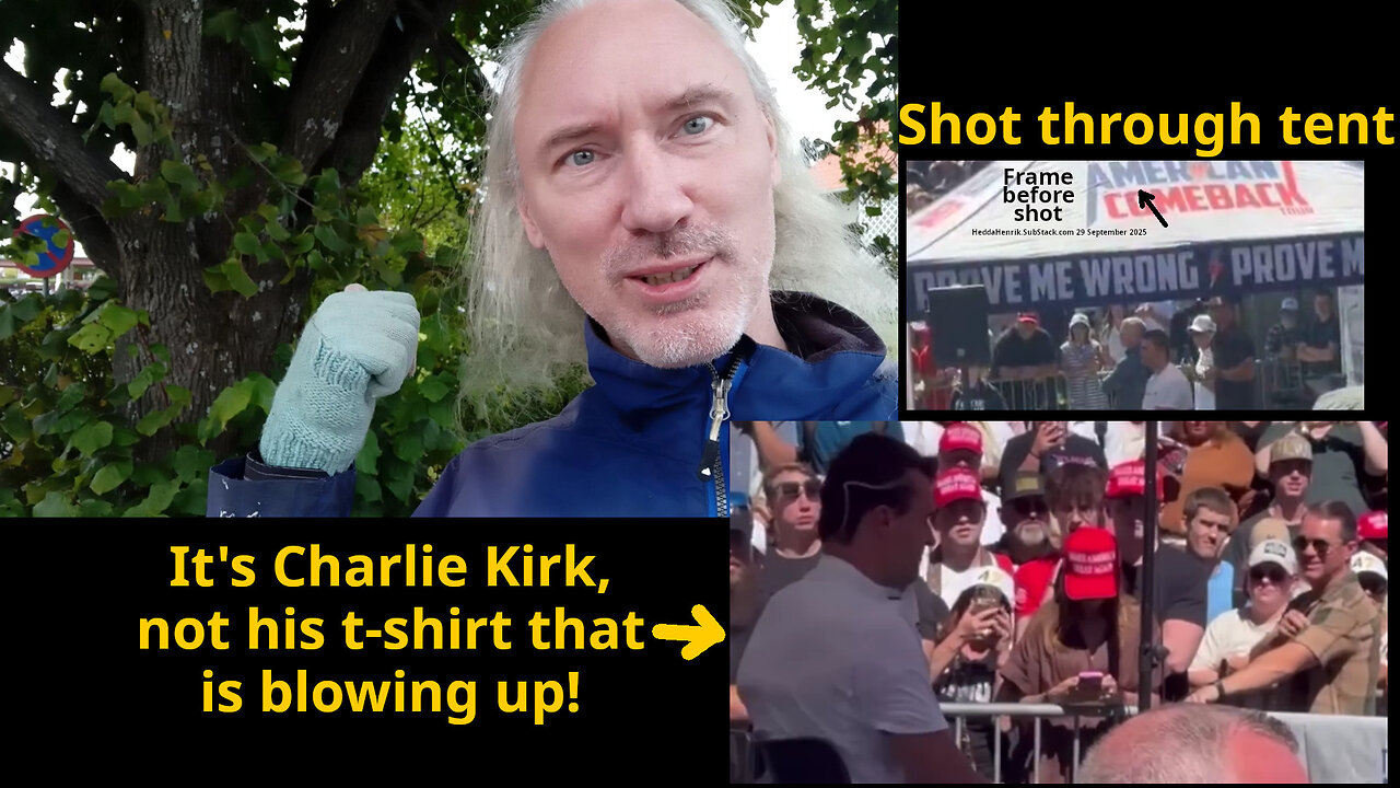 CHARLIE KIRK SHOT THROUGH THE TENT ROOF! Drone expert Brian Harper handled security, Shaffer didn't