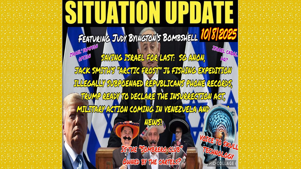 SITUATION UPDATE 10/8/25 - Trump Ready To Declare The Insurrection Act, Military Action Coming