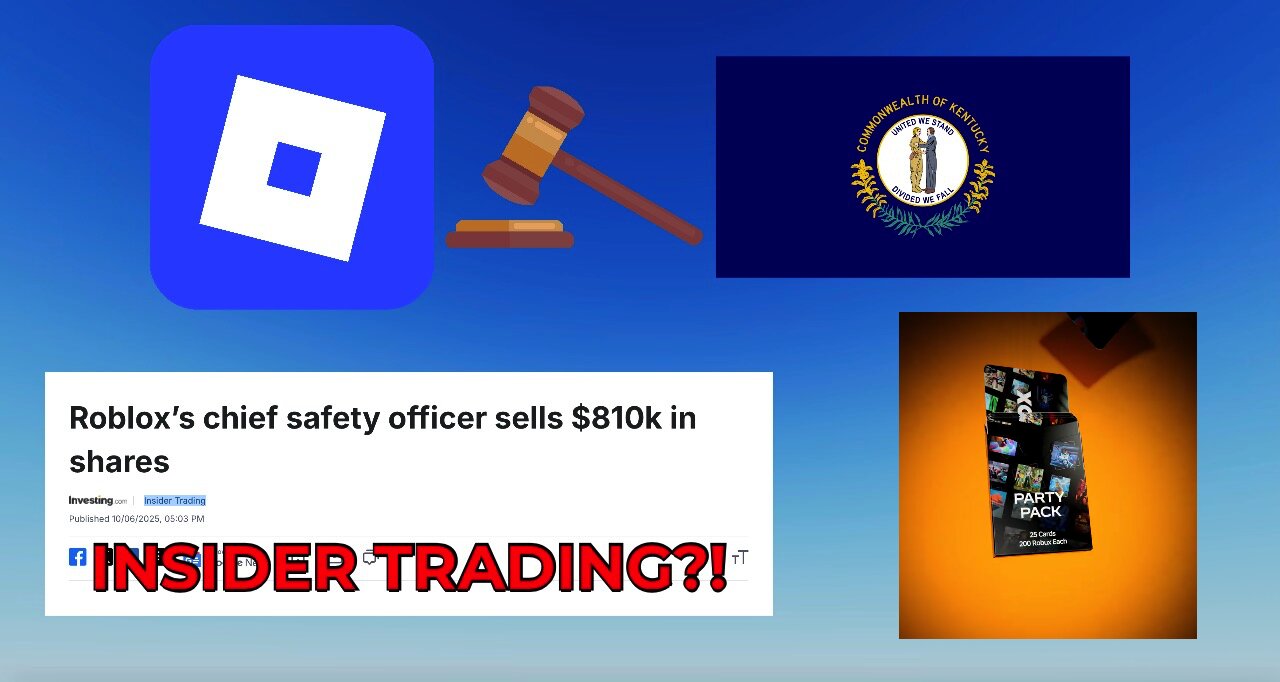 Kentucky sues Roblox, Party Cards Released, & Matt Kaufman Insider Trading