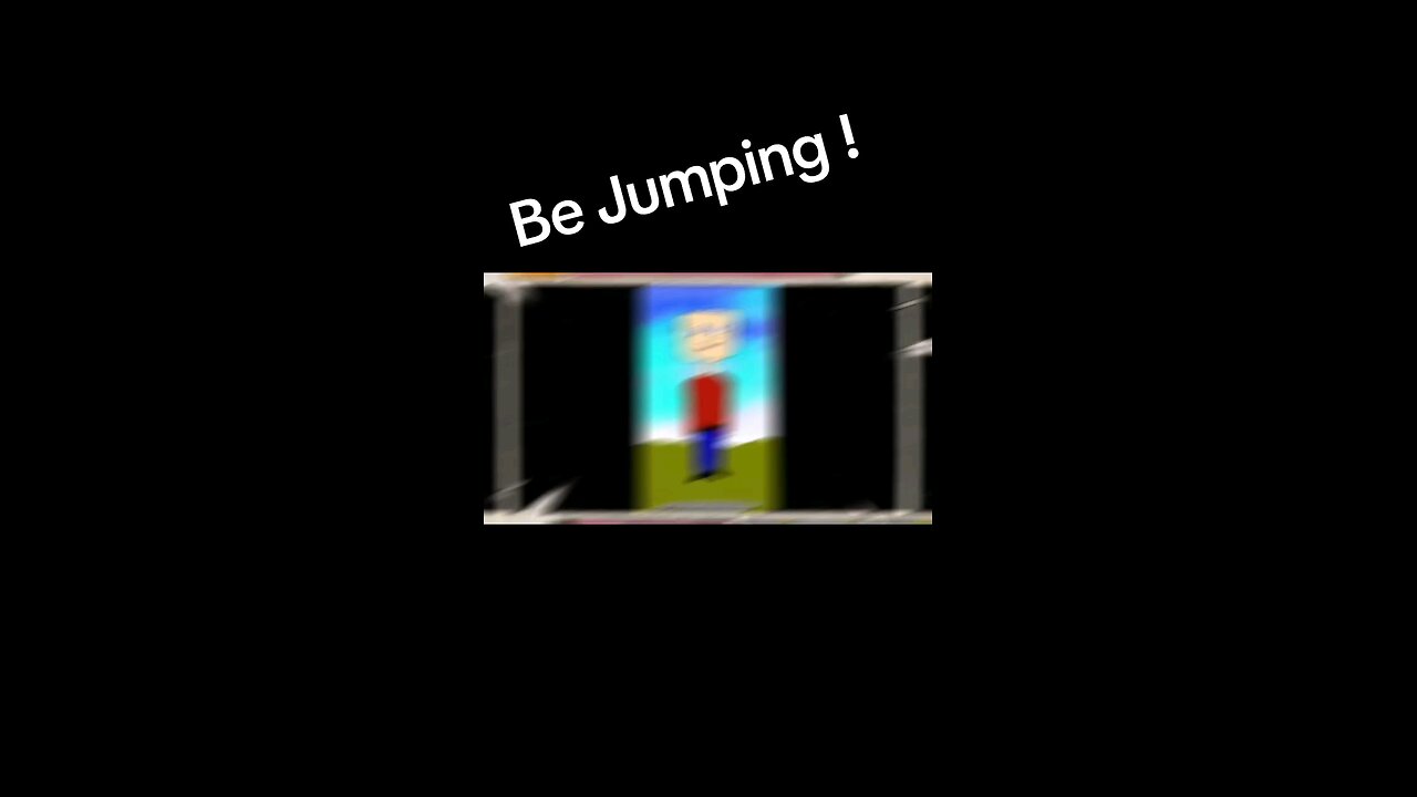 Jumpin! Cartoon animation drawing
