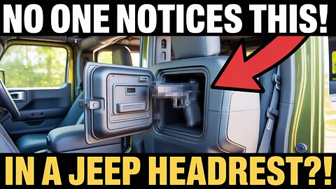 Headrest Safe: The Ultimate Concealed Storage for Jeeps, Trucks, Broncos & RVs (SEMA 2025)