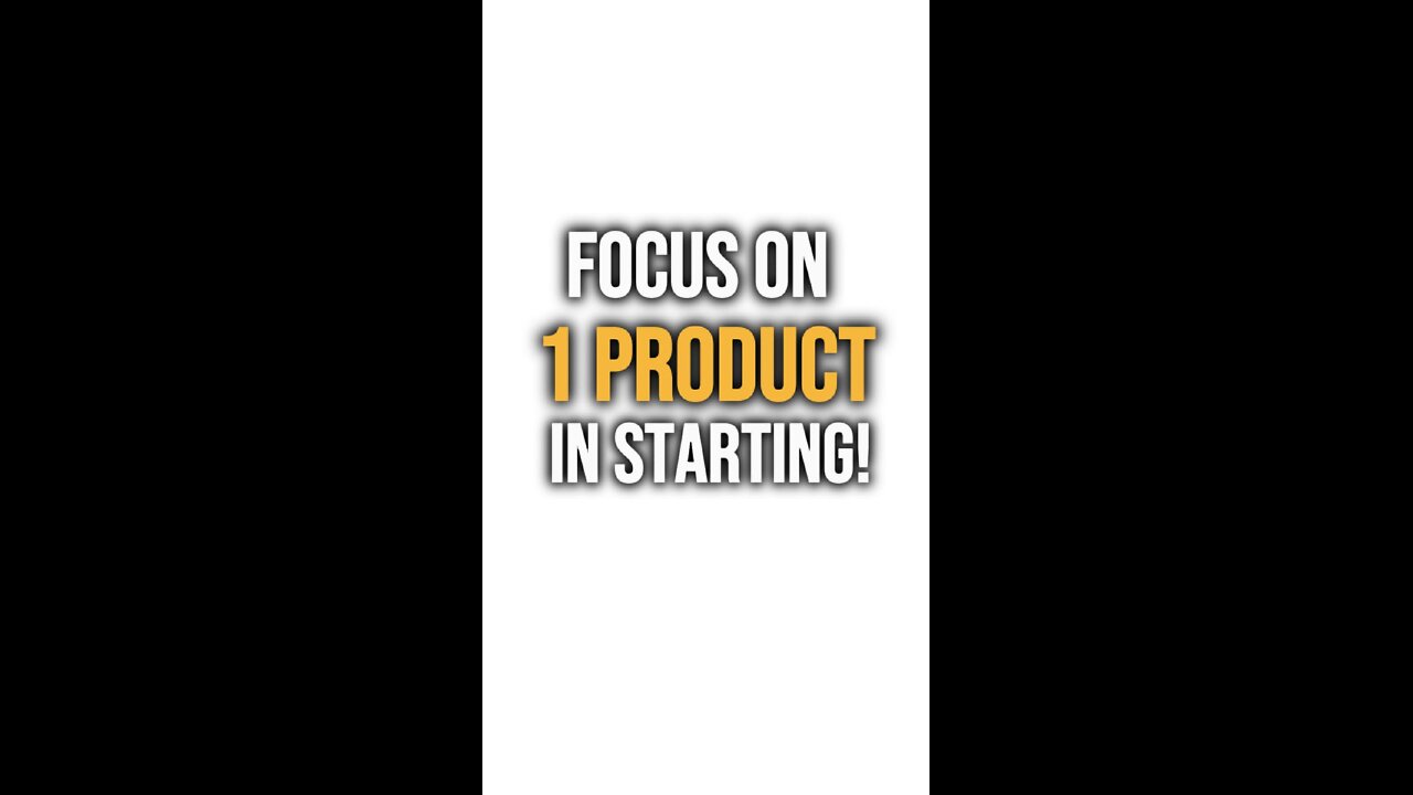 Startups should focus on Creating ONE Amazing Product!