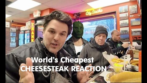 Trolling Vacation Education Reaction - Worlds Cheapest Cheesesteak