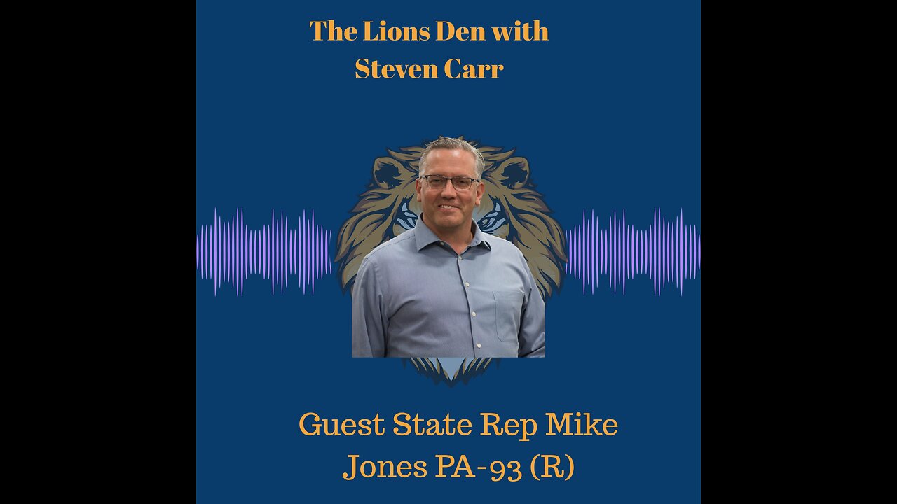 The Lion's Den with Steven Carr with Mike Jones PA- 93rd ( R)