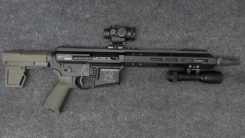 The DECAPITATOR, 556 pistol with a Binary Trigger