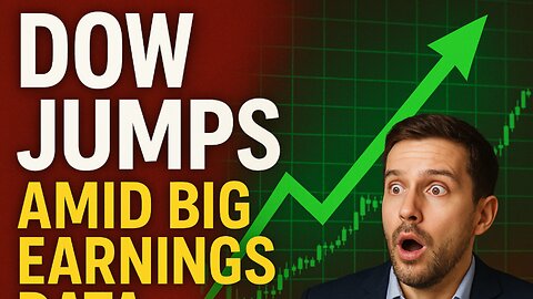 Dow Jumps Amid Big Earnings Data