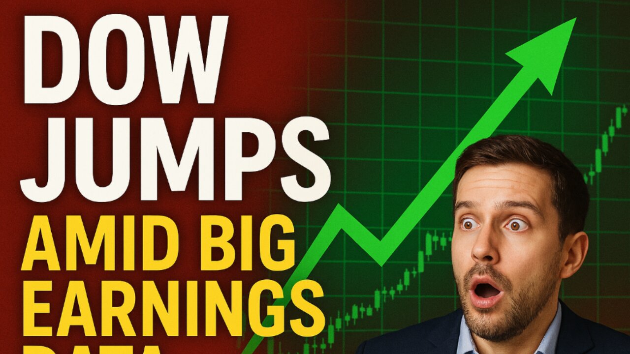 Dow Jumps Amid Big Earnings Data