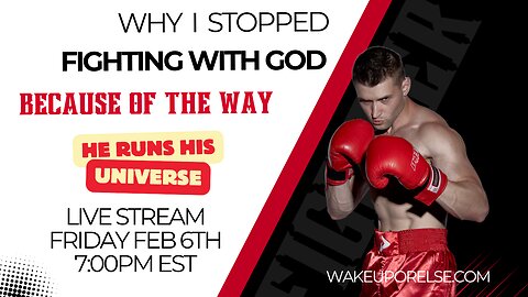 Why I stopped fighting with God because of the way He runs His universe. - Mandela effect
