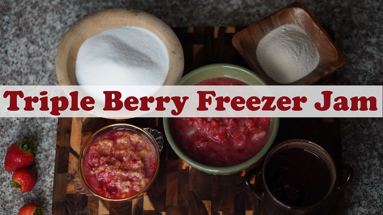 Triple-Berry Freezer Jam Recipe