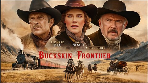 BUCKSKIN FRONTIER (1943)Richard Dix, Jane Wyatt & Albert Dekker |Western |B&W | Cinema Gem